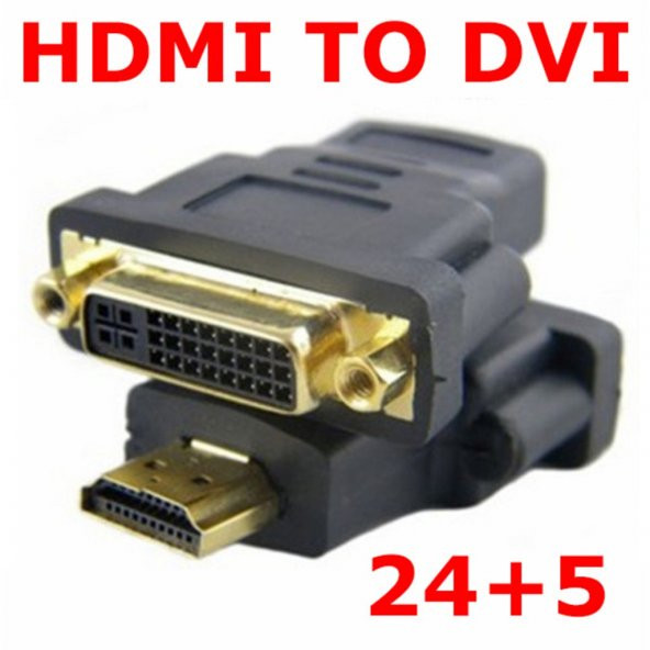 Hdmi Erkek Dvi Dişi Dönüştürücü Hdmi Dvi 24+5 Kablo Çevirici ürün görseli 1