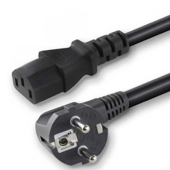 Bilgisayar Power Kablosu Masaüstü Pc Kasa Güç Elektrik Kablosu ürün görseli 1