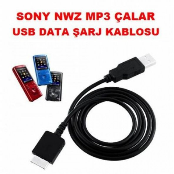 Sony Nwz Mp3 Çalar Player Usb Şarj Data Kablosu 1 Metre ürün görseli 1
