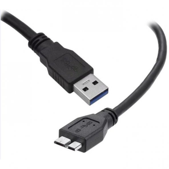 Micro Usb 3.0 Kablo Hdd Harddisk Yüksek Hız Şarj Data Kablosu 1M - Resim 6
