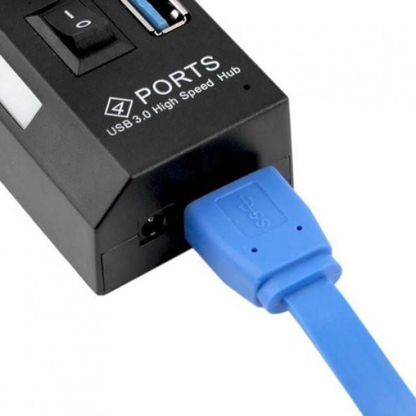 Usb 3.0 Çoğaltıcı Çoklayıcı Hub 4 Port Klavye Mouse Flash Bellek ürün görseli 1