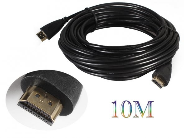 Hdmi Kablo 10M Tv Ps3 Ps4 Xbox 360 Led Projeksiyon Görüntü Kablo ürün görseli 1