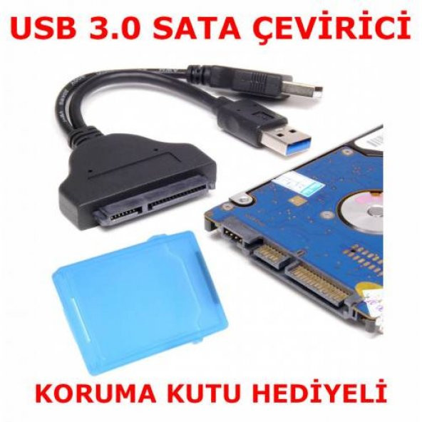 Harici Harddisk Bağlantı Kablosu Usb 3.0 Sata Hdd Notebook Laptop ürün görseli 1