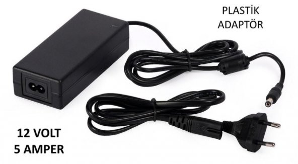 12V 5A Şerit Led Güvenlik Kamera Adaptörü ürün görseli 1