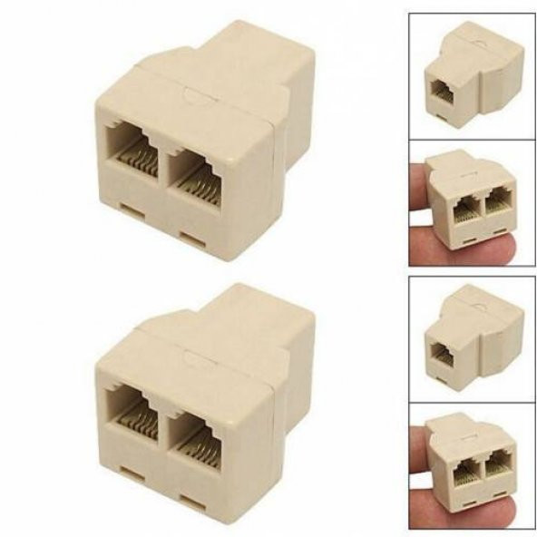 Turbosepet-Rj11 Uzatıcı Uzatma Çoğaltıcı 1 Giriş 2 Çıkış ürün görseli 1