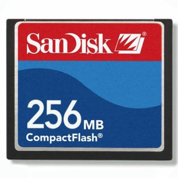 Sandisk 256 Mb Cf Compact Flash Hafıza Kartı Kamera Cnc Kartı ürün görseli 1