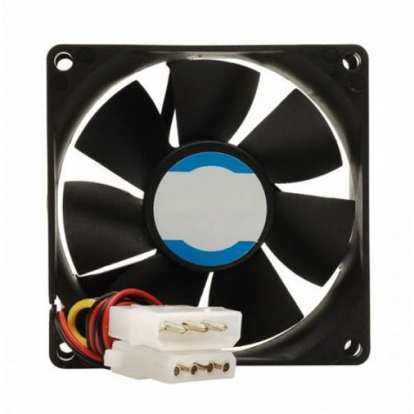 8Cm Kasa Fanı Siyah 80X80X25Mm ürün görseli 1