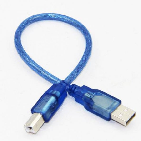 Usb Yazıcı Kablosu 30Cm Usb Printer Kablosu Usb 2.0 ürün görseli 1