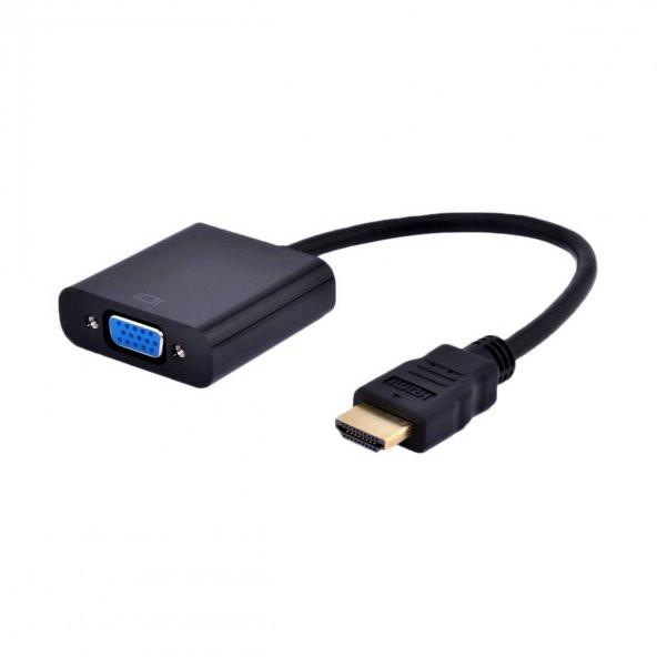 Hdmi To Vga Kablo Çevirici Laptop Monitör Tv Projeksiyon Kablosu ürün görseli 1