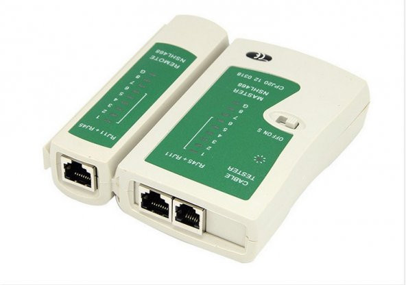 Network Test Aleti Rj11 Rj45 Ledli Test Cihazı Pil + Kılıf ürün görseli 1