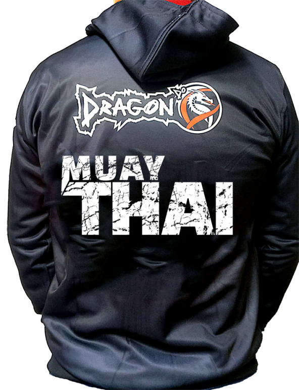 DragonDo 83585 Muay Thai Süblime Baskı Kapüşonlu Sweatshirt - Resim 2