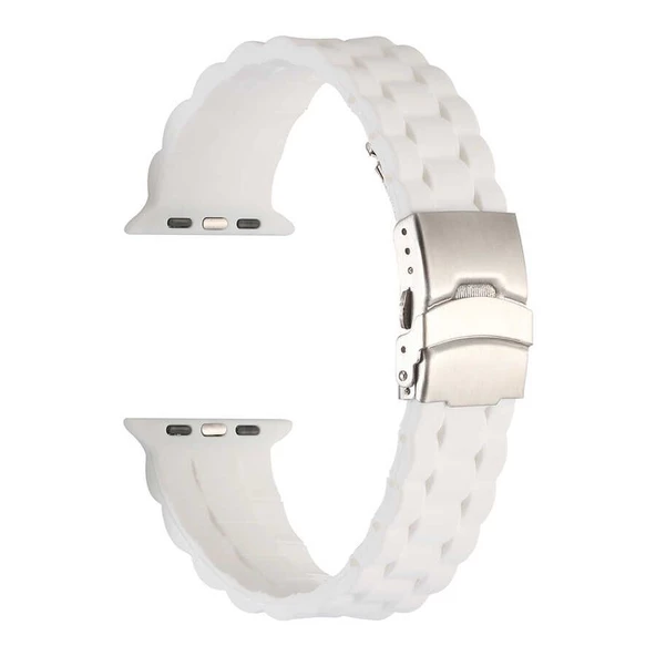Gpack Apple Watch Series 3 4 5 44mm Kordon Mat Silikon Ayarlanabilir KRD 72 ürün görseli 1