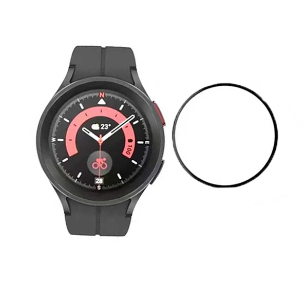 Gpack Samsung Galaxy Watch 5 Pro 45mm Ppma Ekran Koruma Siyah ürün görseli 1