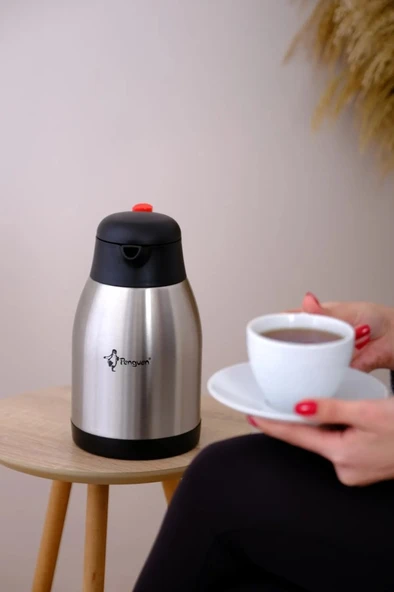 Penguen 1200P Premium 2 lt Çelik Termos - Resim 3