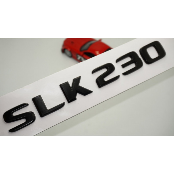 SLK 230 Bagaj Parlak Siyah ABS 3M 3D Yazı Logo ürün görseli 1