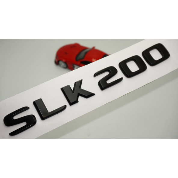 SLK 200 Bagaj Parlak Siyah ABS 3M 3D Yazı Logo ürün görseli 1