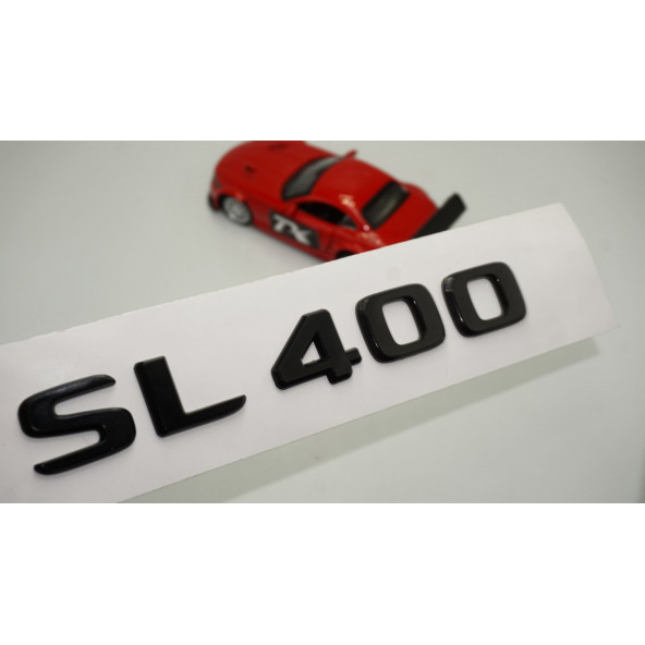 SL 400 Bagaj Parlak Siyah ABS 3M 3D Yazı Logo ürün görseli 1
