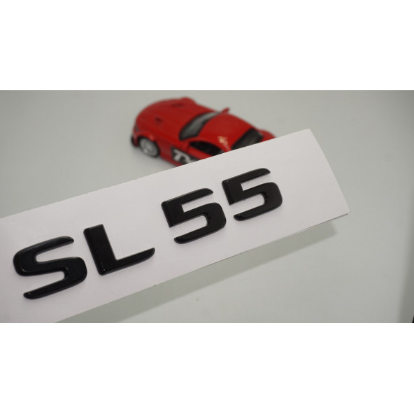 SL 55 Bagaj Parlak Siyah ABS 3M 3D Yazı Logo ürün görseli 1