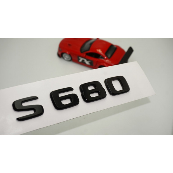 S 680 Bagaj Parlak Siyah ABS 3M 3D Yazı Logo ürün görseli 1