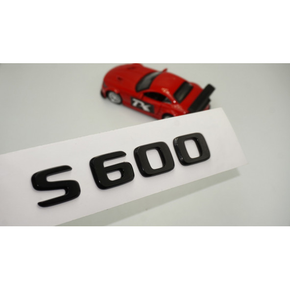 S 600 Bagaj Parlak Siyah ABS 3M 3D Yazı Logo ürün görseli 1