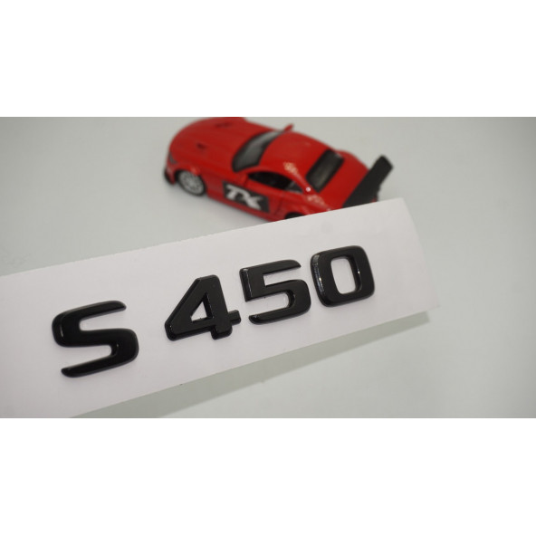 S 450 Bagaj Parlak Siyah ABS 3M 3D Yazı Logo ürün görseli 1