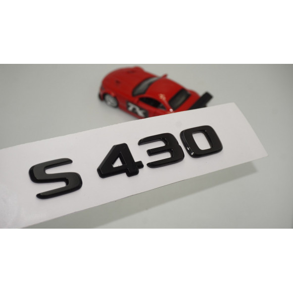 S 430 Bagaj Parlak Siyah ABS 3M 3D Yazı Logo ürün görseli 1