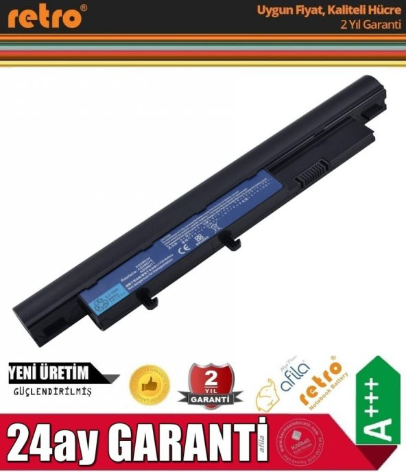 Acer 8471-6306 8471-6457 8471-733G25Mn Bataryası - Pili (9Cell) nb-kr80229-329084 ürün görseli 1