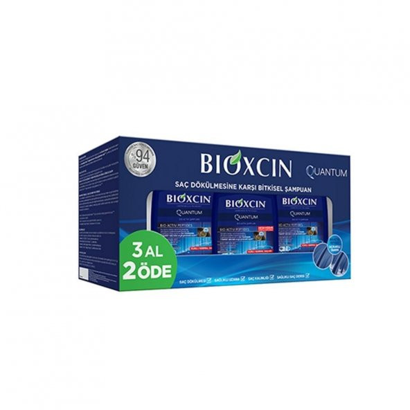 Quantum Şampuan Normal ve Kuru Saçlar için Şampuan 3 x 300 ml ürün görseli 1