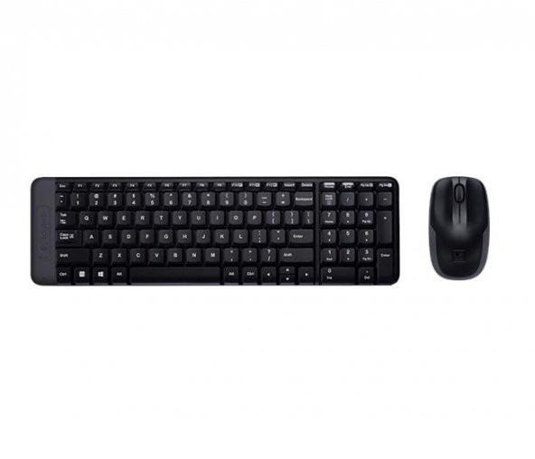 LOGITECH MK220 KABLOSUZ KLAVYE+MOUSE Q 920-003163 ürün görseli 1