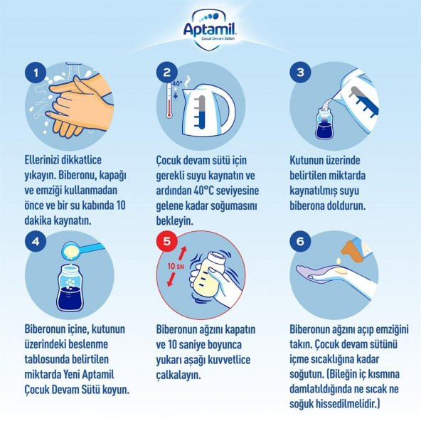 Aptamil Devam Sütü 2 Numara 1200 Gr 4 Lü Paket - Resim 2