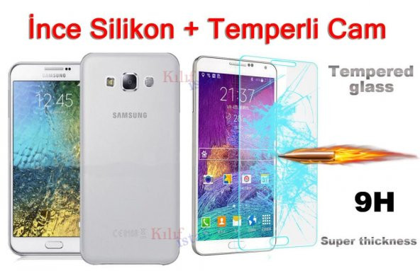 Samsung Galaxy Grand Prime Plus (J2 Prime) Silikon Kılıf + Cam ürün görseli 1