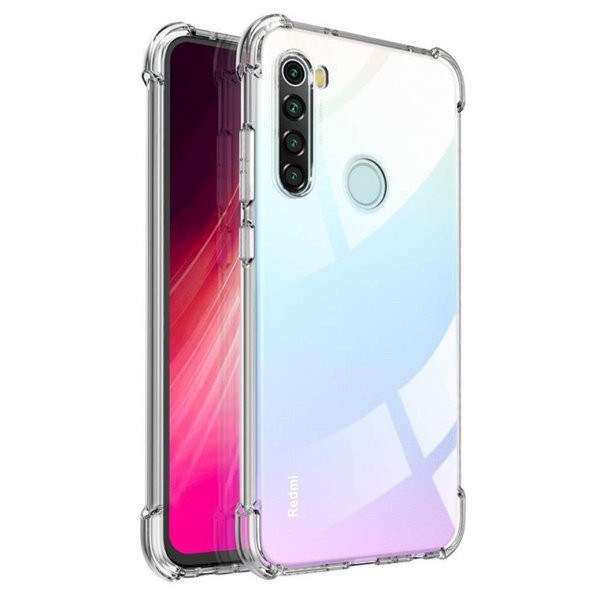 Redmi Note 8 Kılıf Zore Anti Shock Kenar Korumalı Silikon Kapak ürün görseli 1