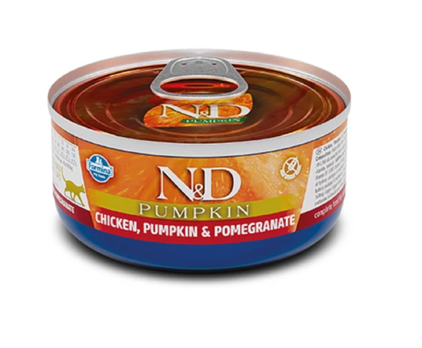 ND Balkabaklı Tavuk Ve Narlı Kedi Konservesi 70 Gr ürün görseli 1