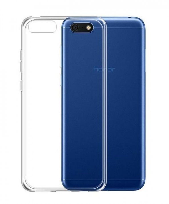 Huawei Honor 7S (Y5 2018) Kılıf İnce Şeffaf Silikon Kılıf ürün görseli 1