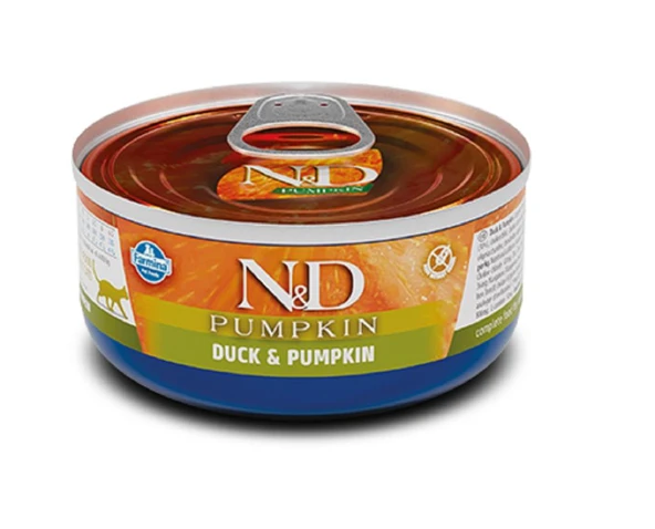 ND Balkabaklı Ve Ördekli Kedi Konserve 70 Gr ürün görseli 1