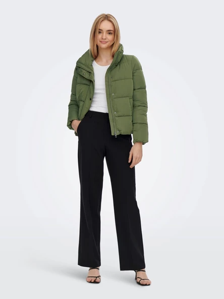 ONLY Cool Bayan Puffer Mont 15196546 - Resim 3