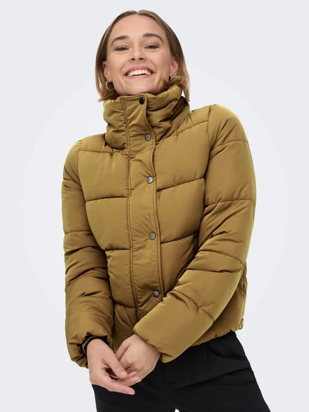 ONLY Cool Bayan Puffer Mont 15196546 - Resim 5