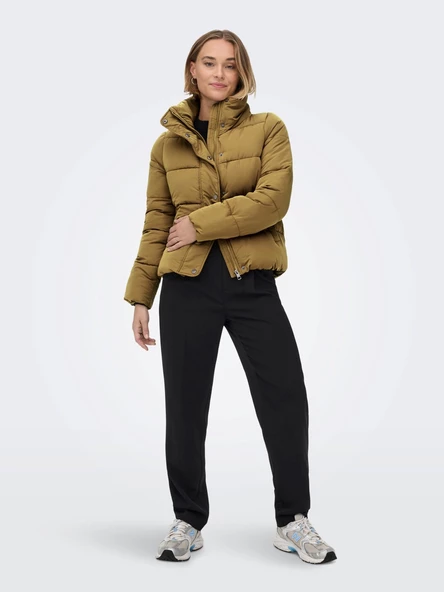 ONLY Cool Bayan Puffer Mont 15196546 - Resim 3