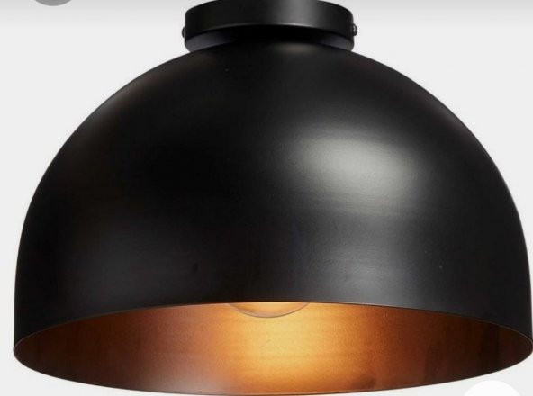 MYLİGHTS  RETRO RUSTİK 30CM METAL TAVAN AVİZE PLOFONYER AVİZE ürün görseli 1