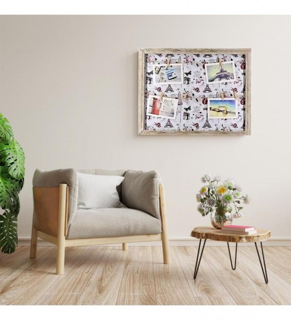 Ahşap Hasır Duvar Fotoğraf Çerçevesi 37x47 ürün görseli 1