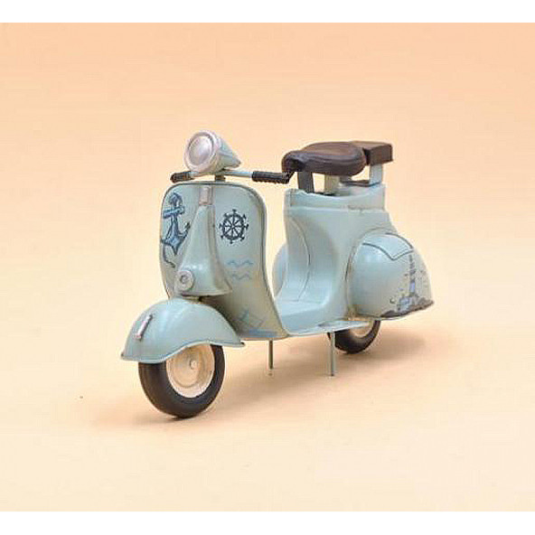 Jayland Metal Eskitilmiş Retro Klasik Çapalı Vespa Motor ürün görseli 1