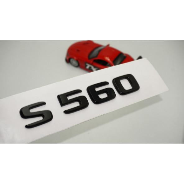S 560 Bagaj Parlak Siyah ABS 3M 3D Yazı Logo ürün görseli 1