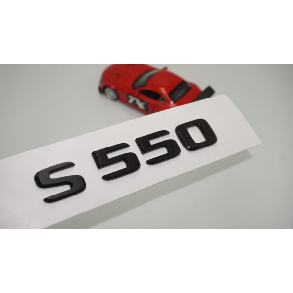 S 550 Bagaj Parlak Siyah ABS 3M 3D Yazı Logo ürün görseli 1