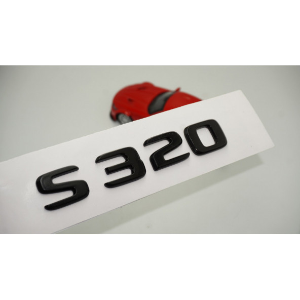 S 320 Bagaj Parlak Siyah ABS 3M 3D Yazı Logo ürün görseli 1