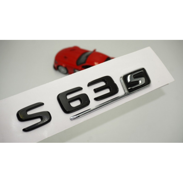 S 63S Bagaj Parlak Siyah ABS 3M 3D Yazı Logo ürün görseli 1