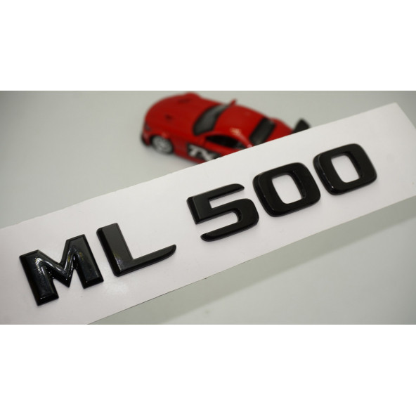 ML 500 Bagaj Parlak Siyah ABS 3M 3D Yazı Logo ürün görseli 1