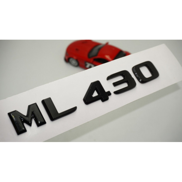 ML 430 Bagaj Parlak Siyah ABS 3M 3D Yazı Logo ürün görseli 1
