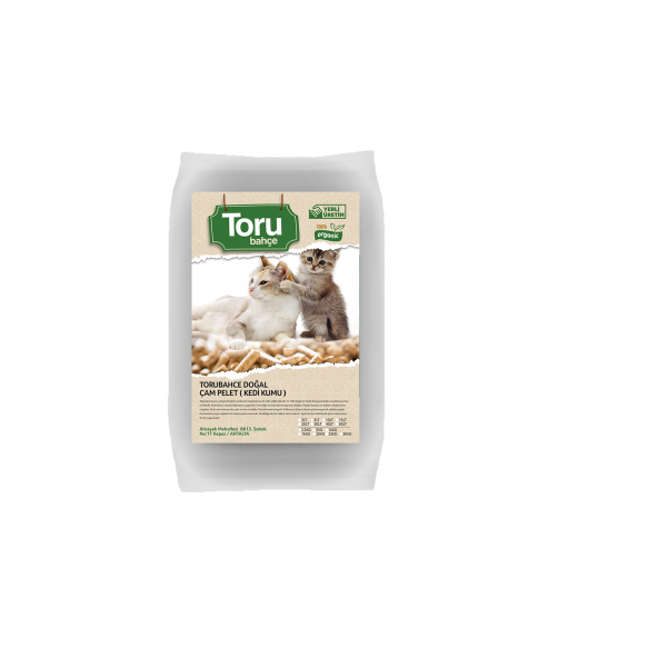 TORUBAHCE  Doğal çam  Pelet ( KEDİ KUMU ) 15 kg ürün görseli 1