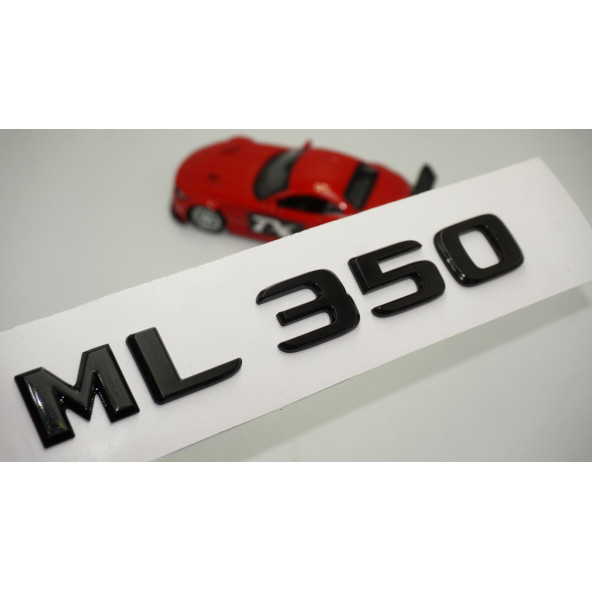 ML 350 Bagaj Parlak Siyah ABS 3M 3D Yazı Logo ürün görseli 1