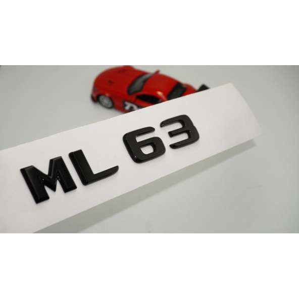 ML 63 Bagaj Parlak Siyah ABS 3M 3D Yazı Logo ürün görseli 1